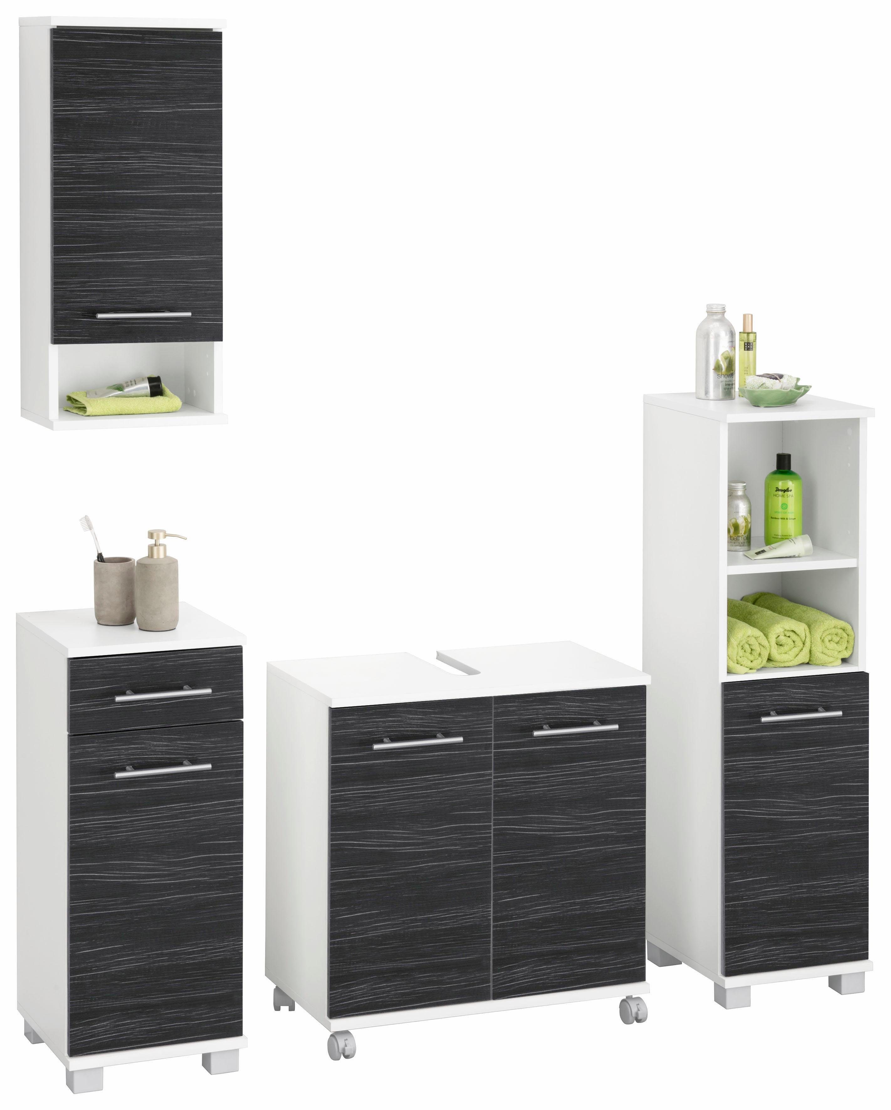 Schildmeyer Badmöbel-Set Emmi, (Set, 4-St), mit Metallgriffen