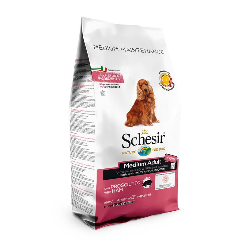 Schesir Dog Dry Medium/Large Maintenance Schinken