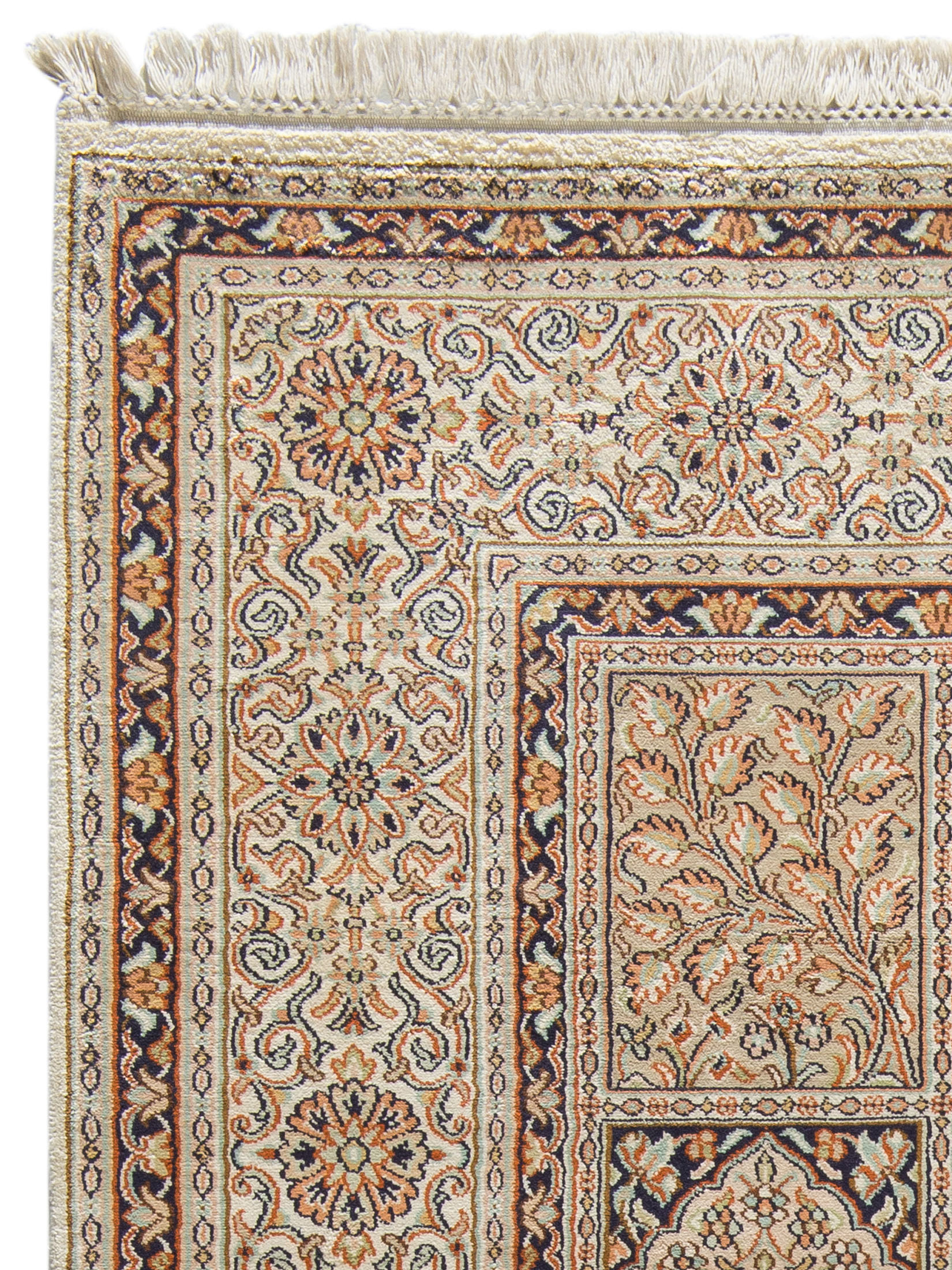 Kaschmir Seide 18/18 ca. 152 x 224 cm, Unikat / Einzelstück