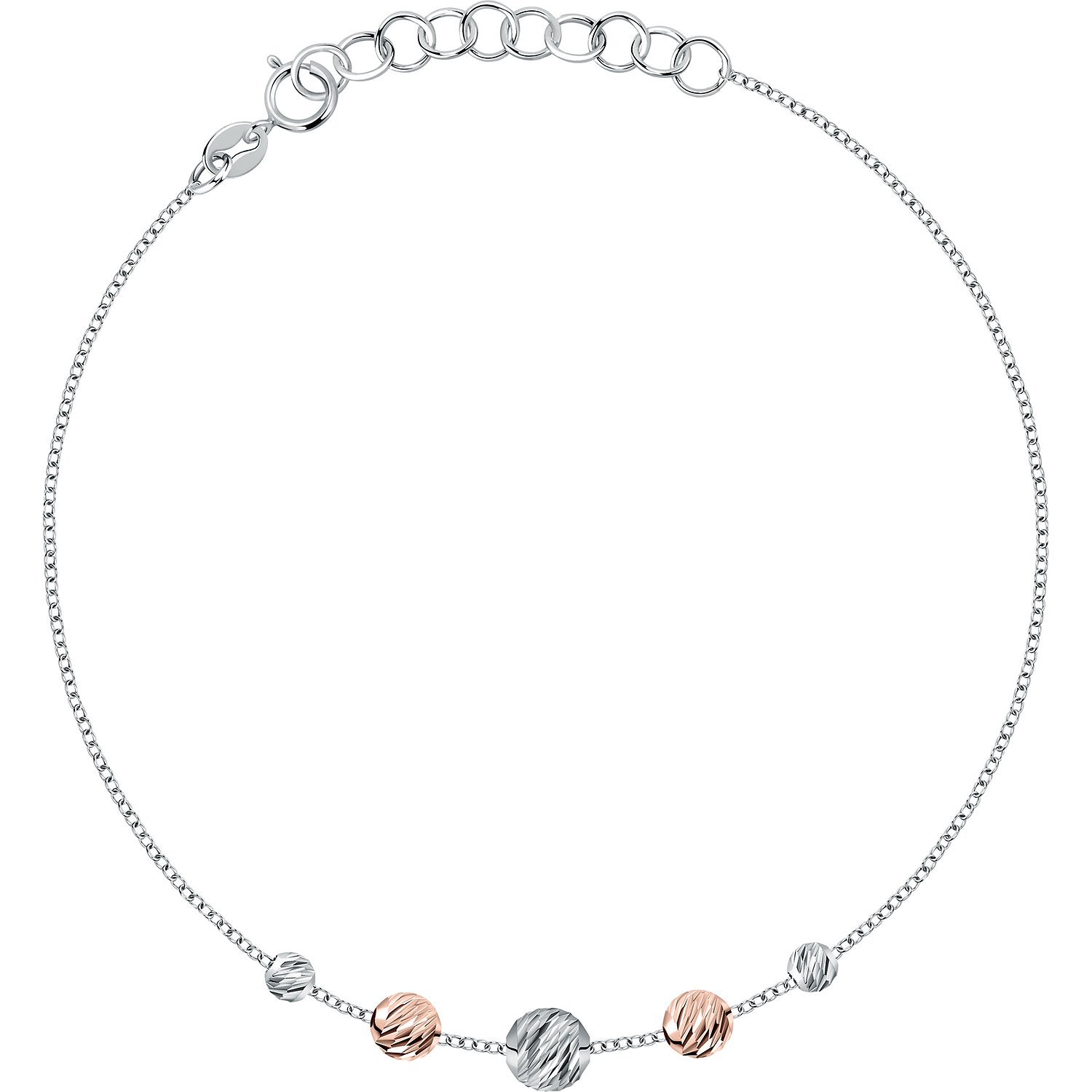 Armband 585er Weißgold. 585er Roségold