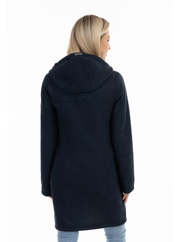 Schmuddelwedda Fleecemantel in Dunkelblau günstig kaufen