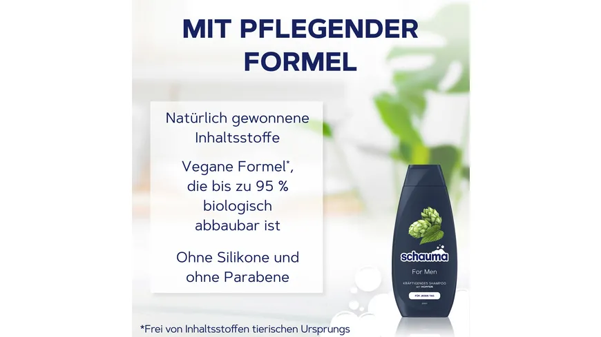 Schauma Shampoo For Men 400 ml