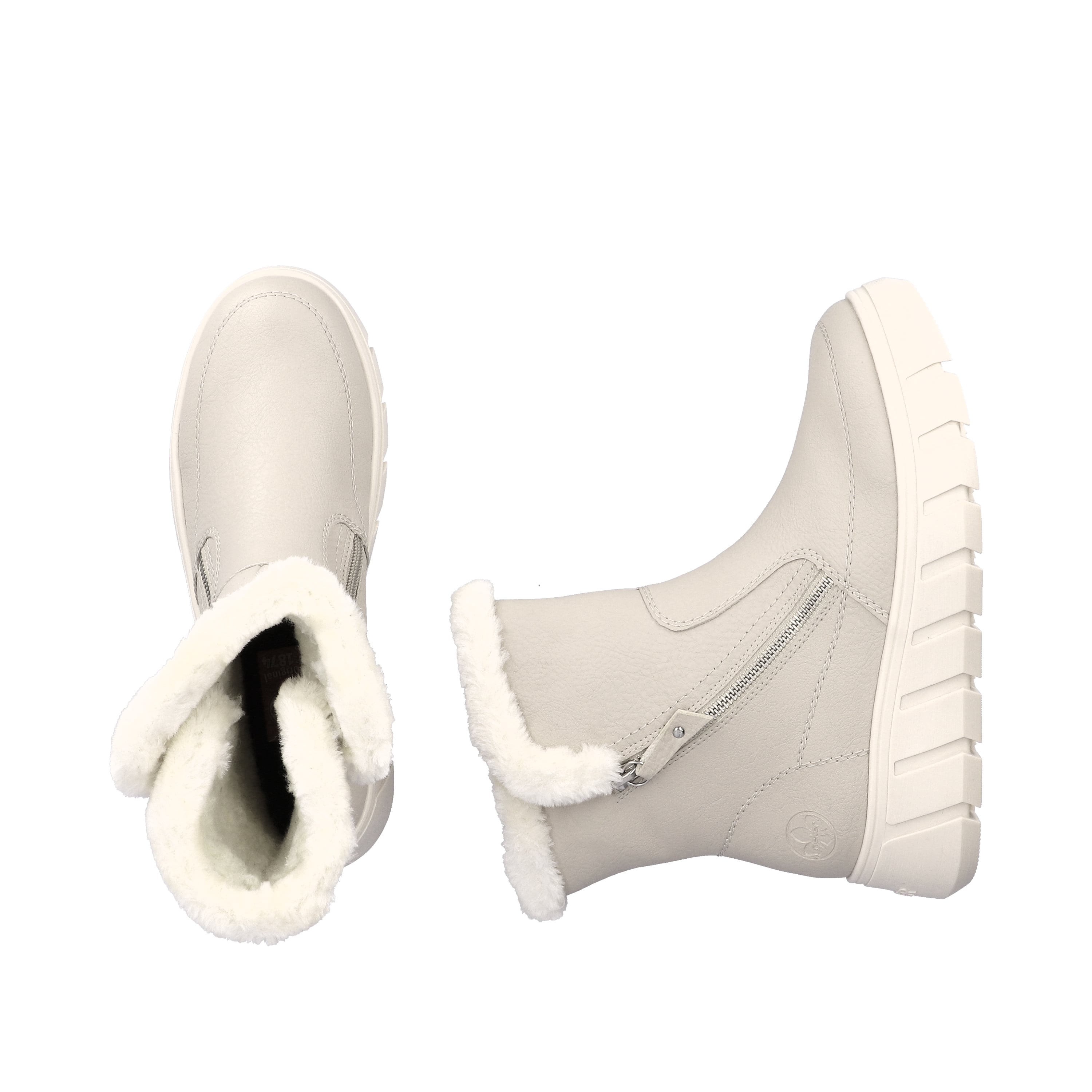 Rieker Damen Kurzstiefel hellbeige