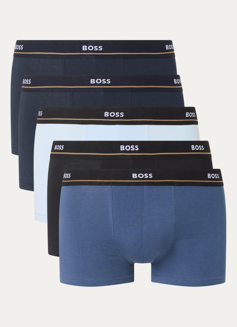 HUGO BOSS logós derékpántos boxeralsó 5 darabos csomagban