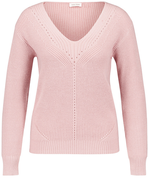 Pullover mit Ajour-Details