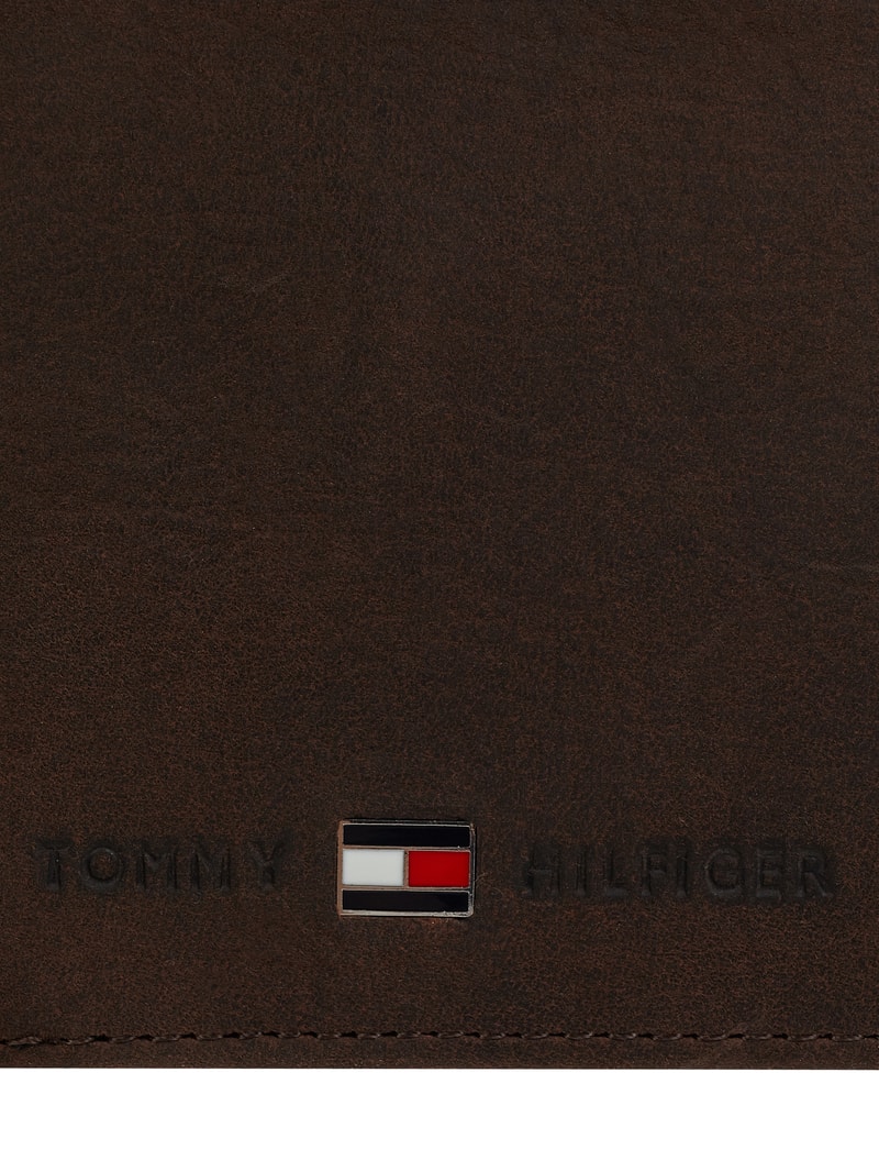 Geldbörse aus Leder in dunkelbraun