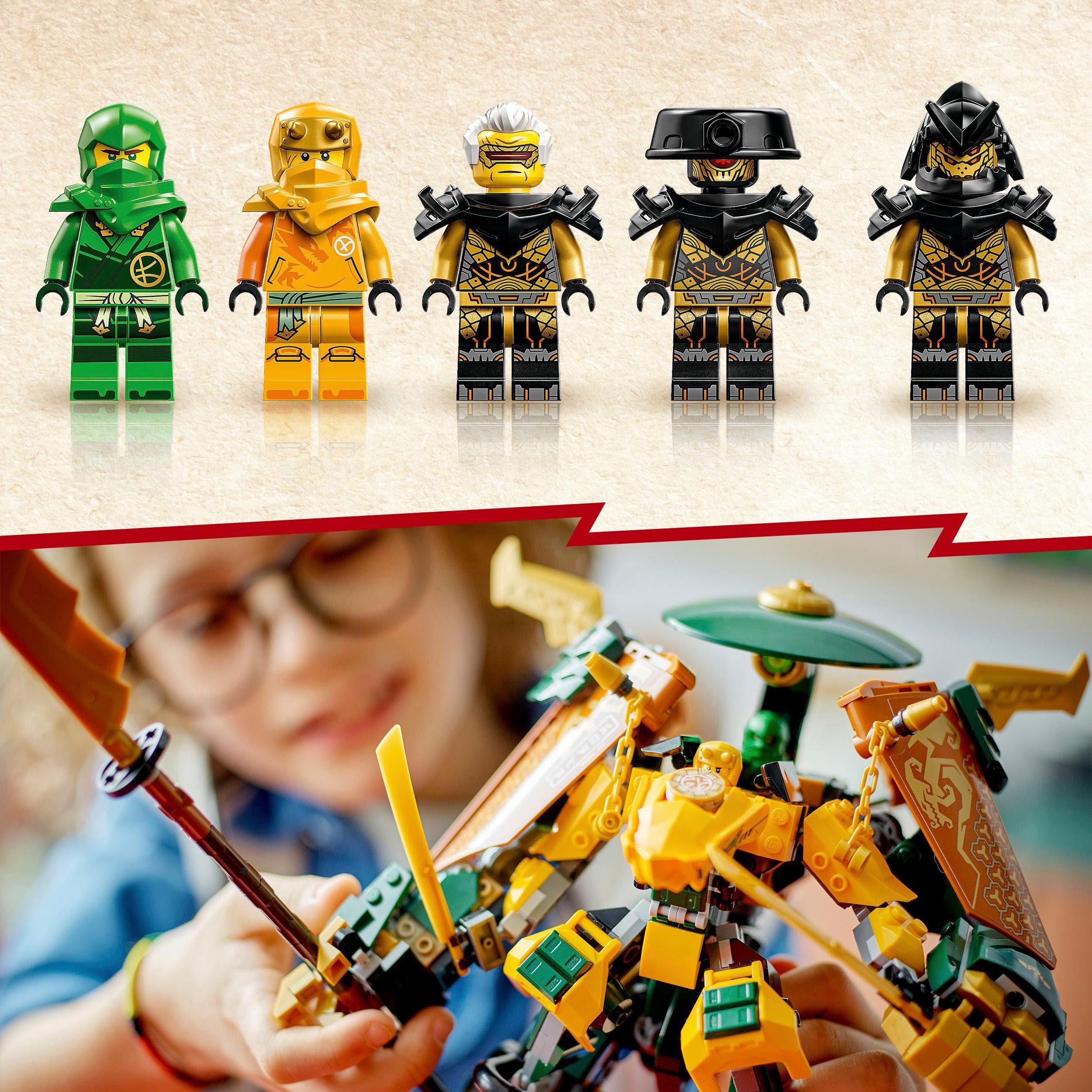 LEGO® Konstruktionsspielsteine Lloyds und Arins Training-Mechs (71794), LEGO® NINJAGO, (764 St), Made in Europe