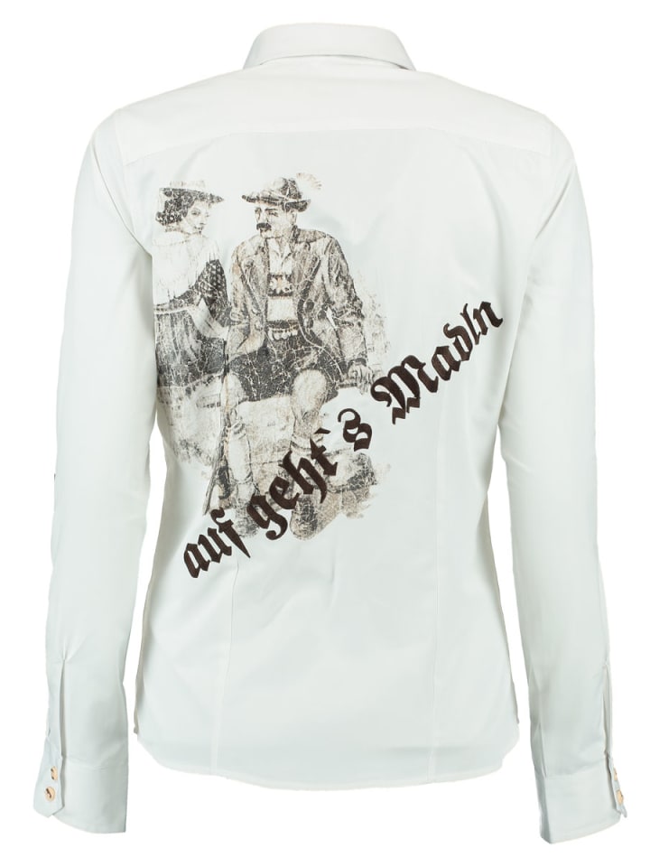OS-Trachten Trachtenbluse Trynlo in weiß günstig kaufen