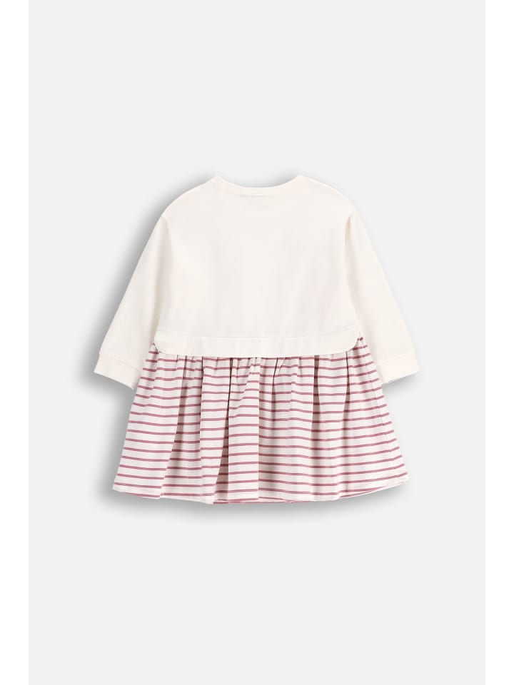 Coccodrillo Kleid mit langen Ärmeln in ecru günstig kaufen 80