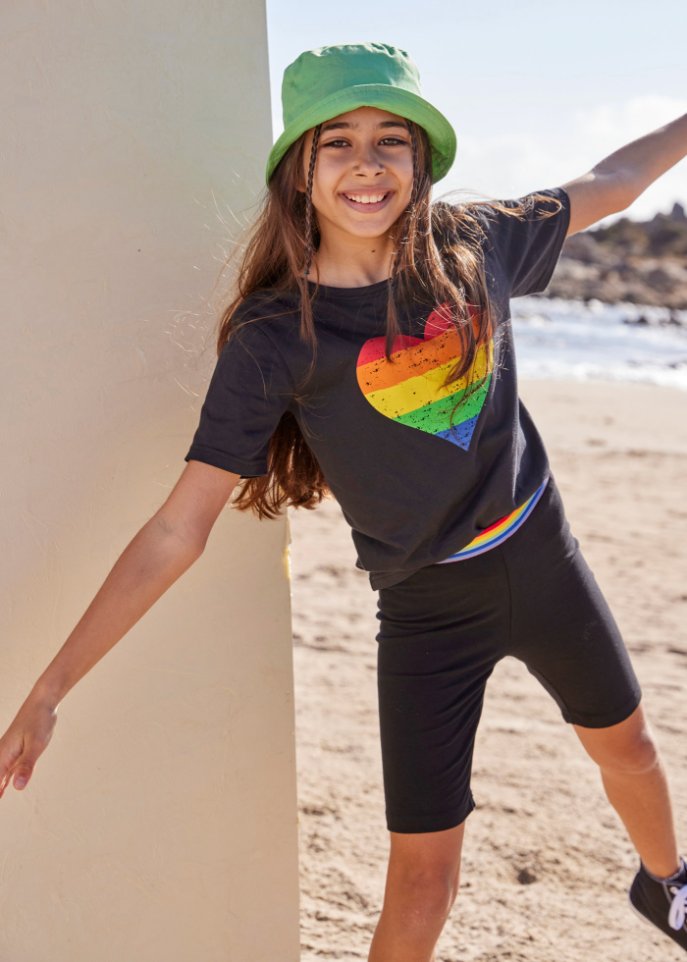 Pride Kinder Radler-Shorts (2er-Pack)
