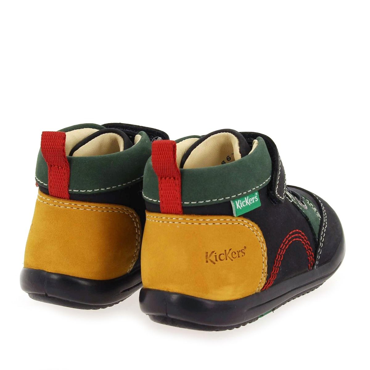 Kickers  KINOE - noir jaune