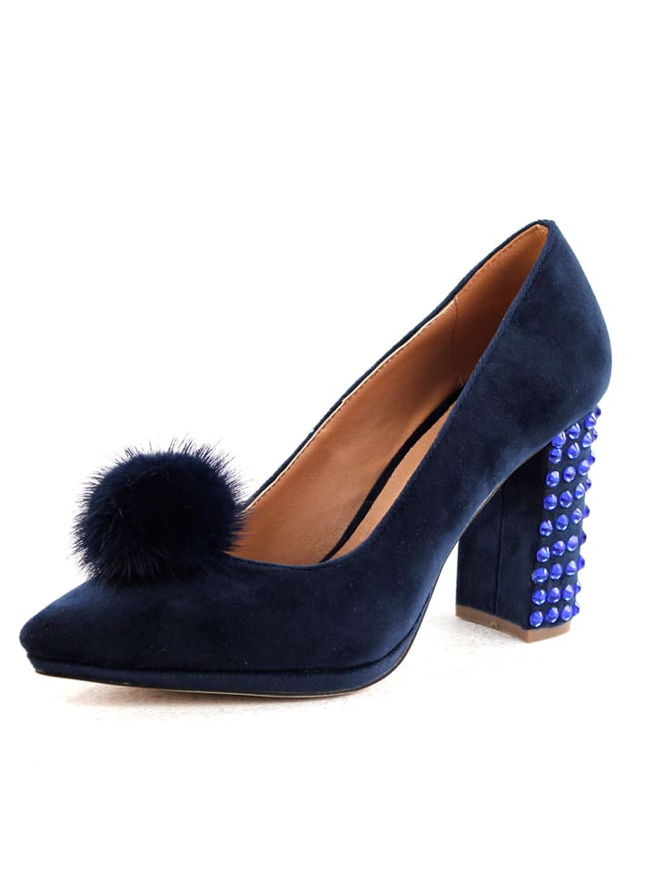 Eferri Party Schuhe Rabbit in Blau günstig kaufen