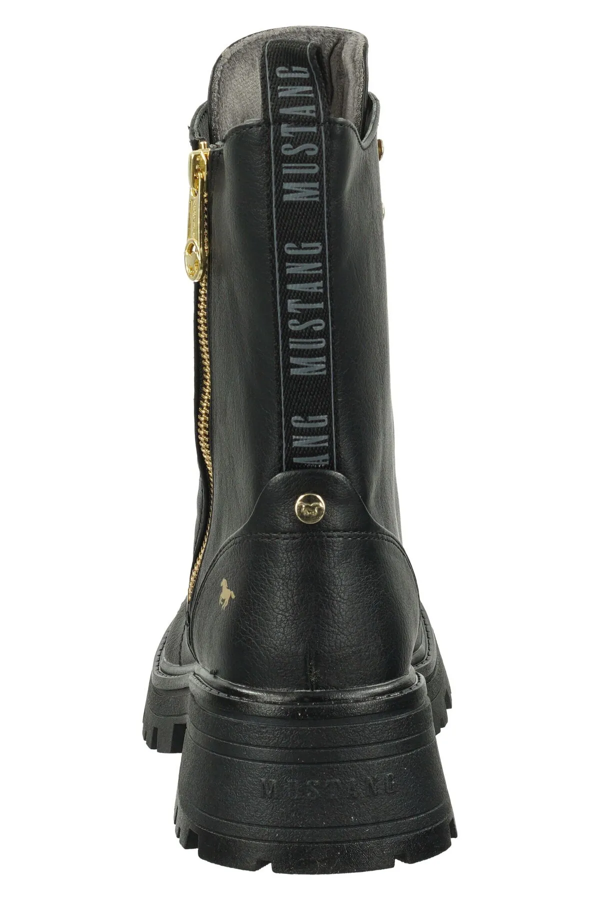 Mustang  Stiefelette - Schwarz - Blockabsatz