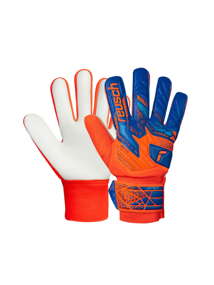 Reusch Torwarthandschuhe Attrakt Starter Solid Junior in 2290 shocking orange/blue günstig kaufen