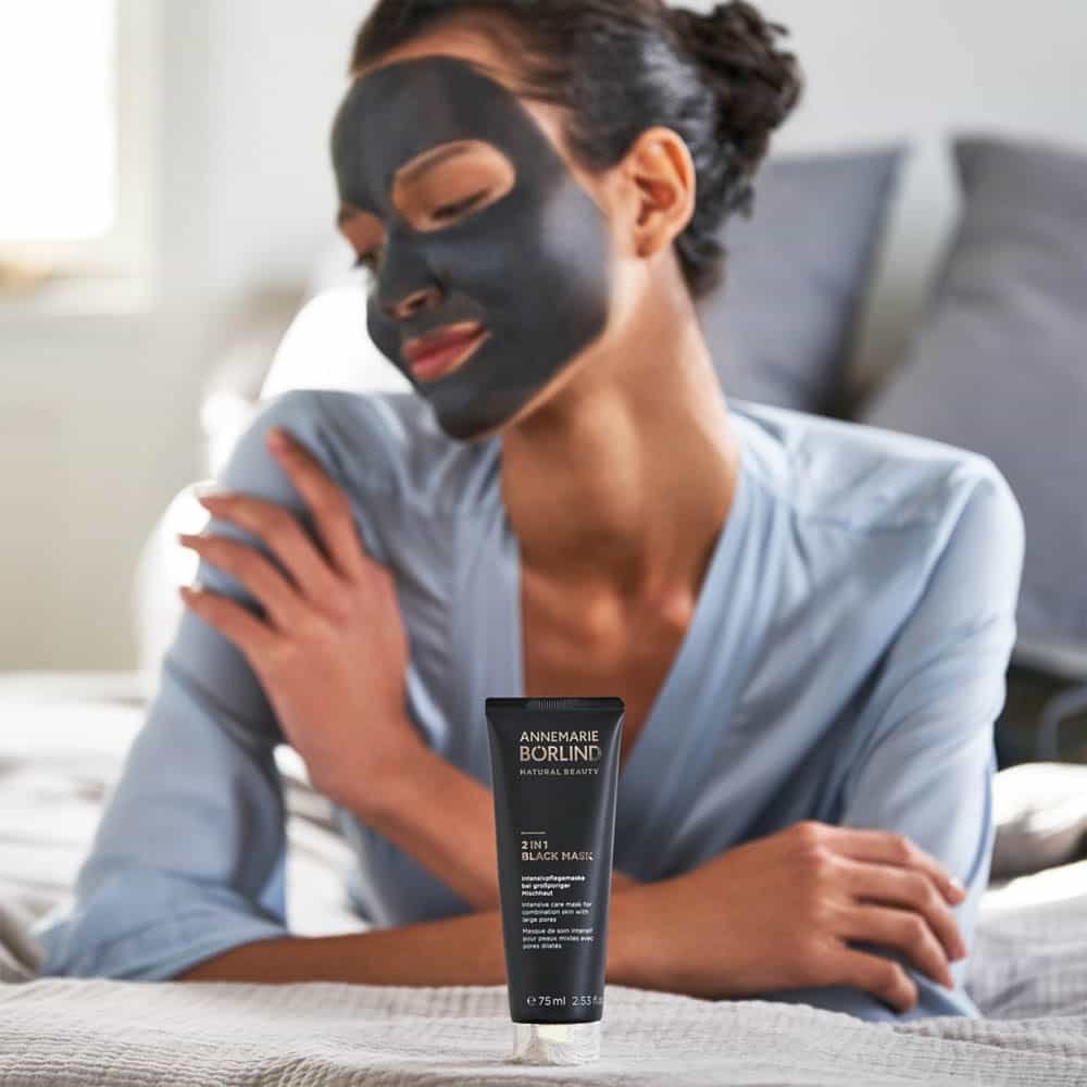 ANNEMARIE BÖRLIND BEAUTY MASKS 2 IN 1 Black Mask