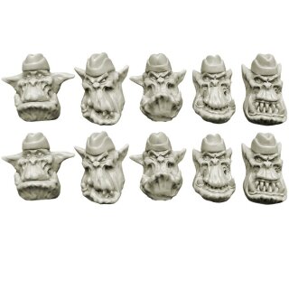 Orcs Heads in Side Caps