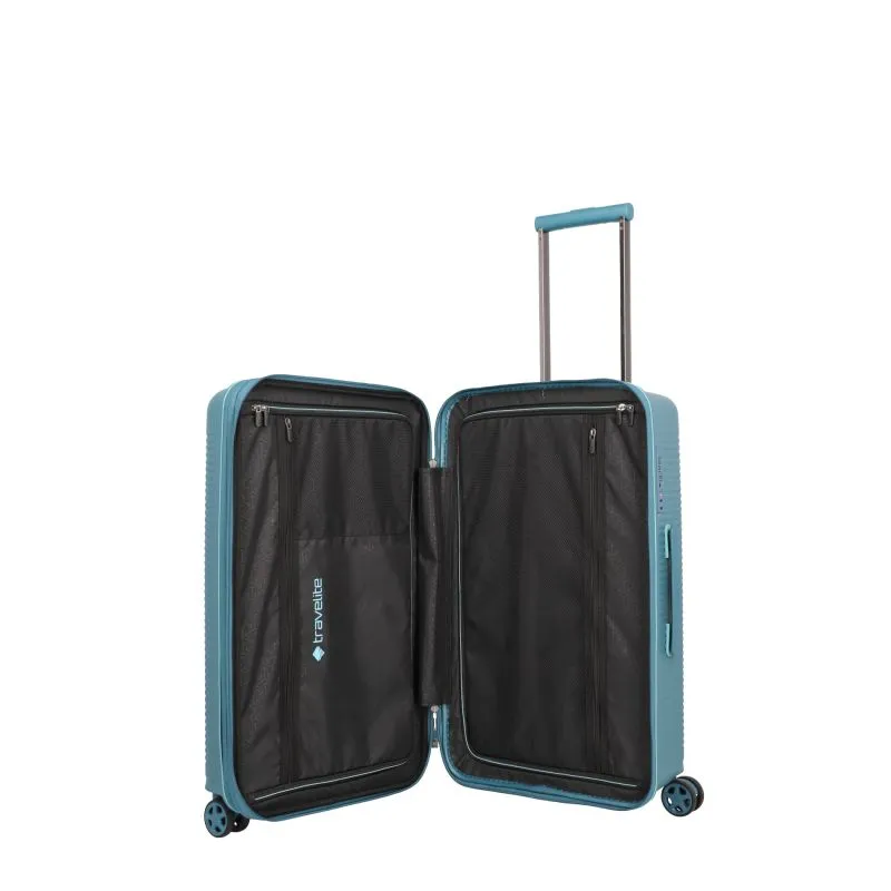 Travelite ROOMER Trunk M (66 cm) Erweiterbar - Aqua