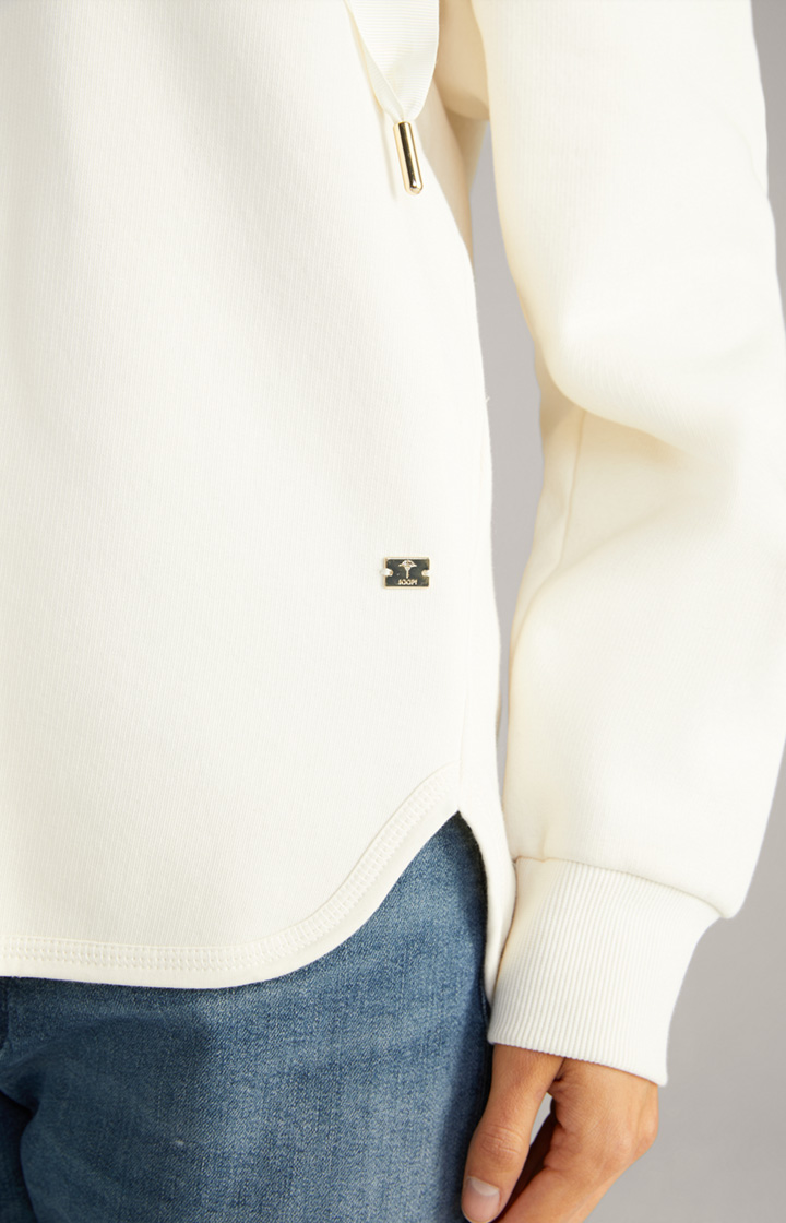 Hoodie in Ecru