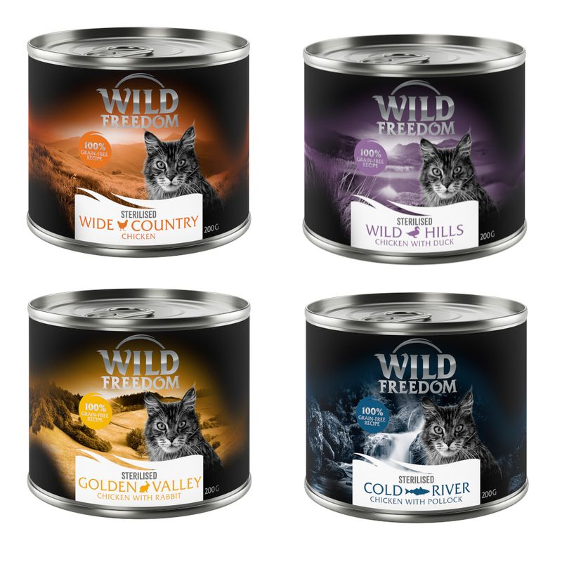 Sparpaket Wild Freedom Adult Sterilised 12 x 200 g