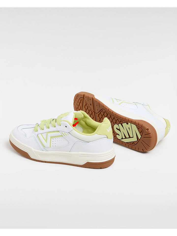 Vans Leder-Sneakers in Weiß günstig kaufen