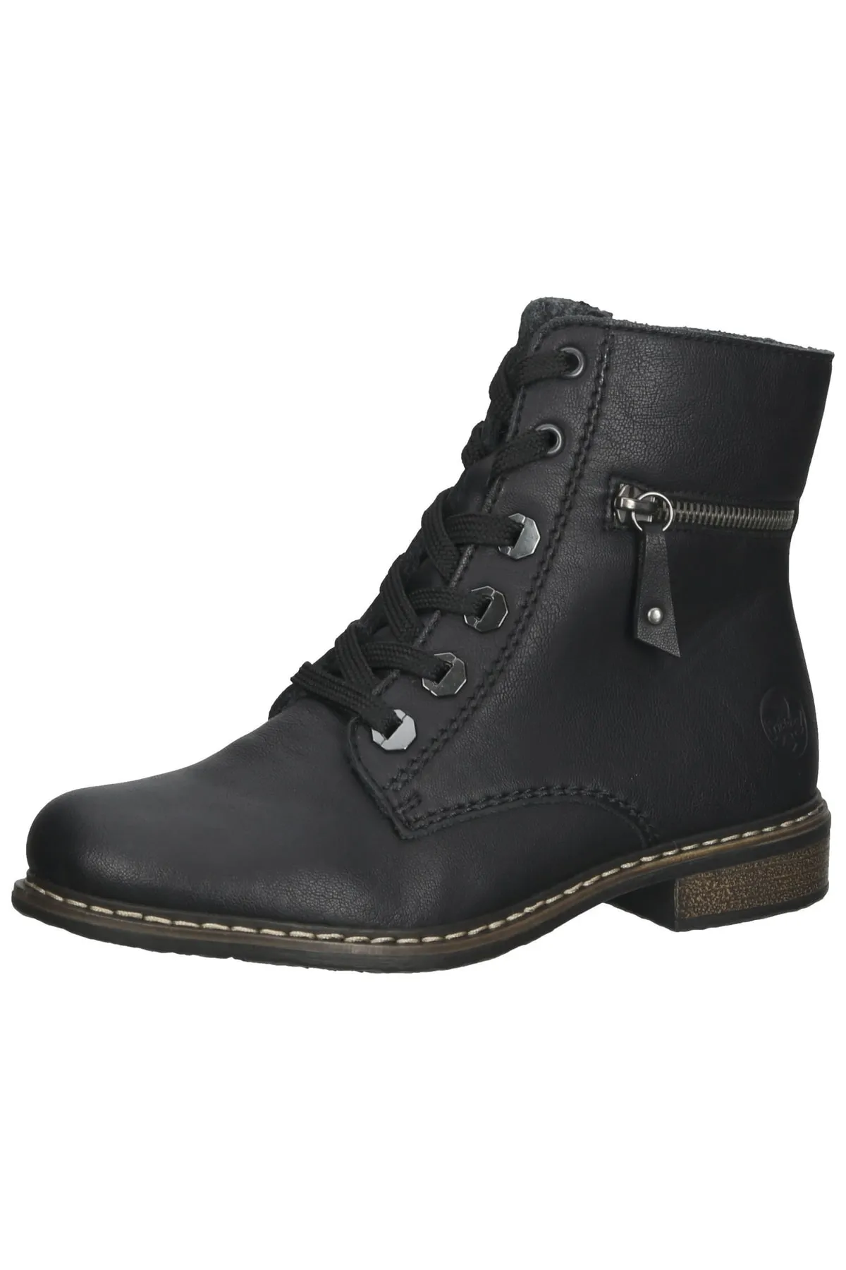 Rieker  Stiefelette - Schwarz - Blockabsatz