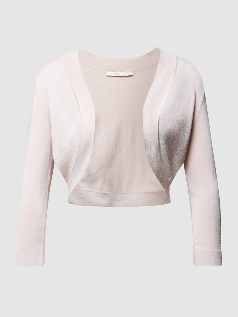 Bolero mit Schalkragen in rosé meliert