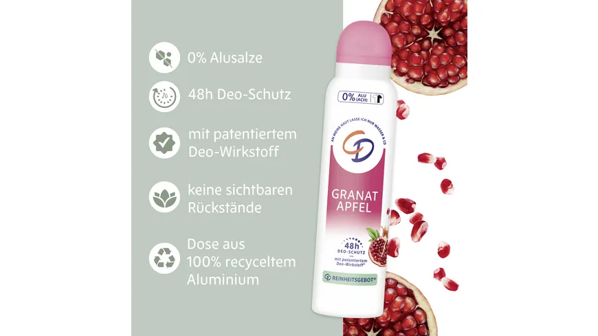 CD Deospray Bio-Granatapfel 150 ml