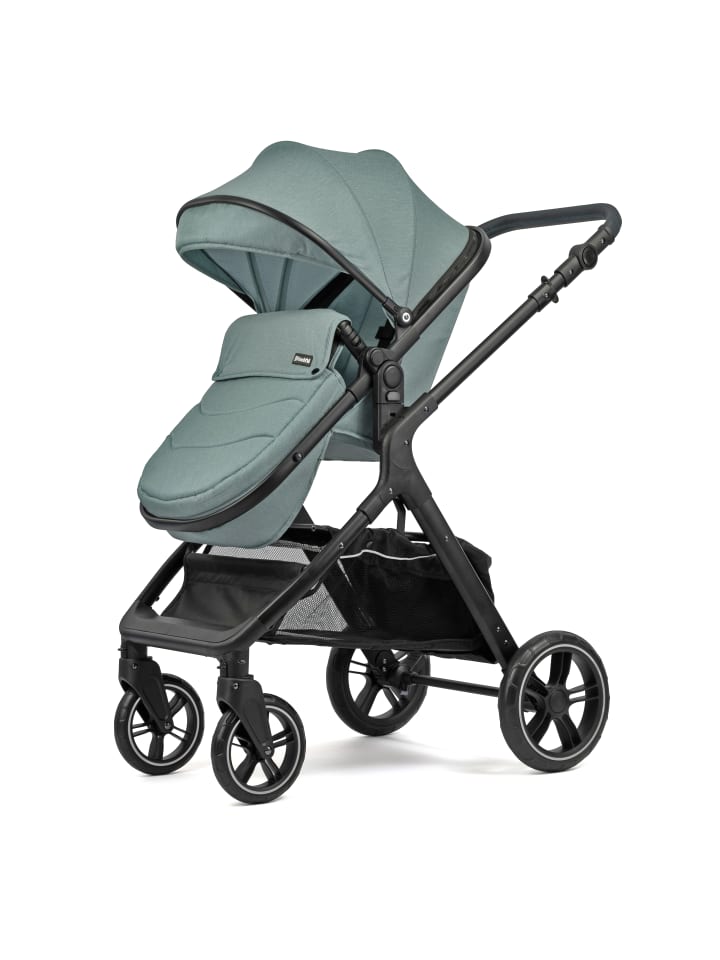 PIXINI Nelio Kinderwagen 3in1 Set schwarz/mystic mint günstig kaufen onesize