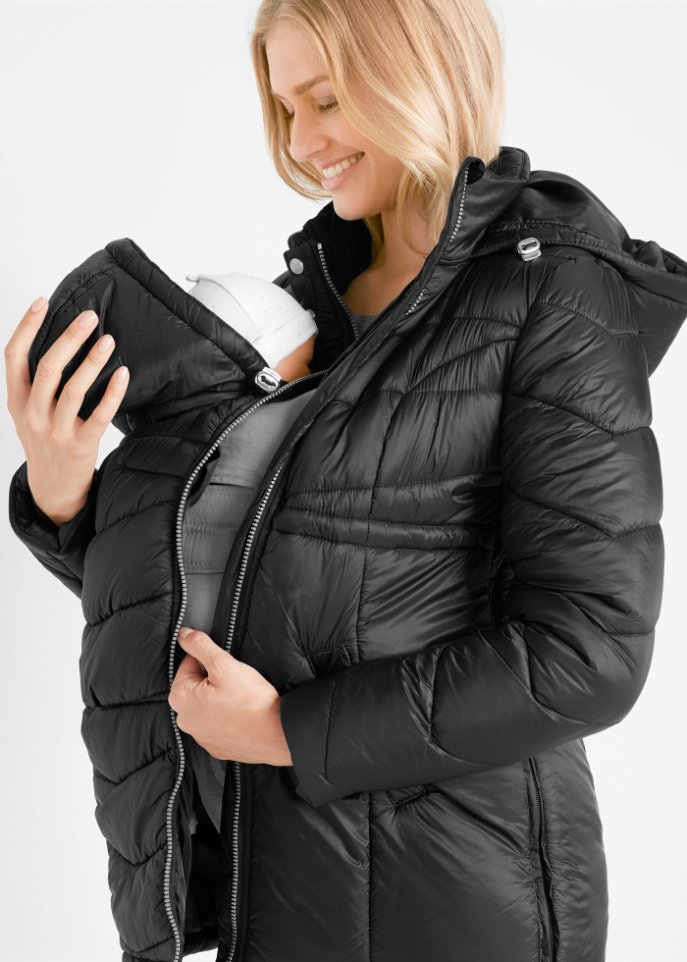 Stepp-Umstandsjacke / Tragejacke