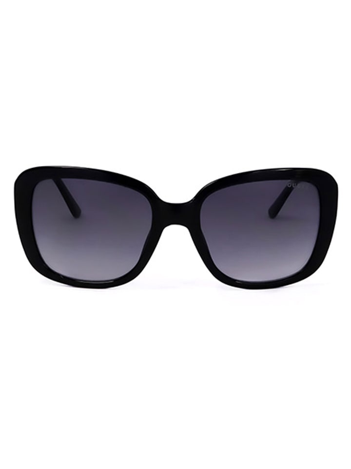 Guess Damen-Sonnenbrille in Schwarz/ Gold günstig kaufen 55