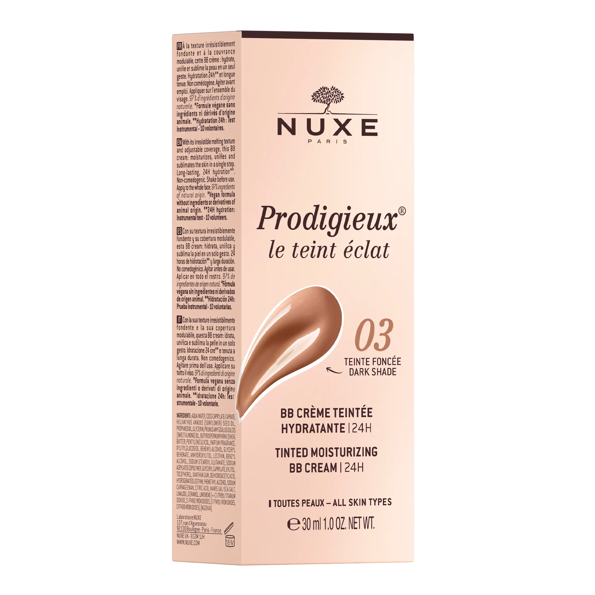 Color Prodigieux Le Teint Éclat - BB Cream Feuchtigkeitsspendende getönte Creme - BB Cream