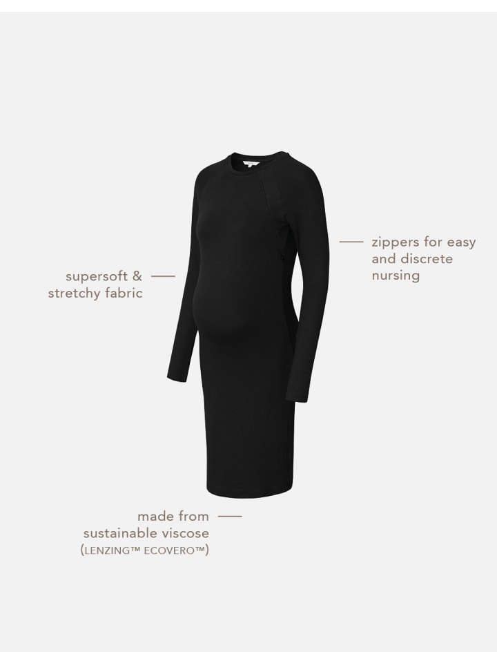Noppies Still-Kleid Zane in Black günstig kaufen