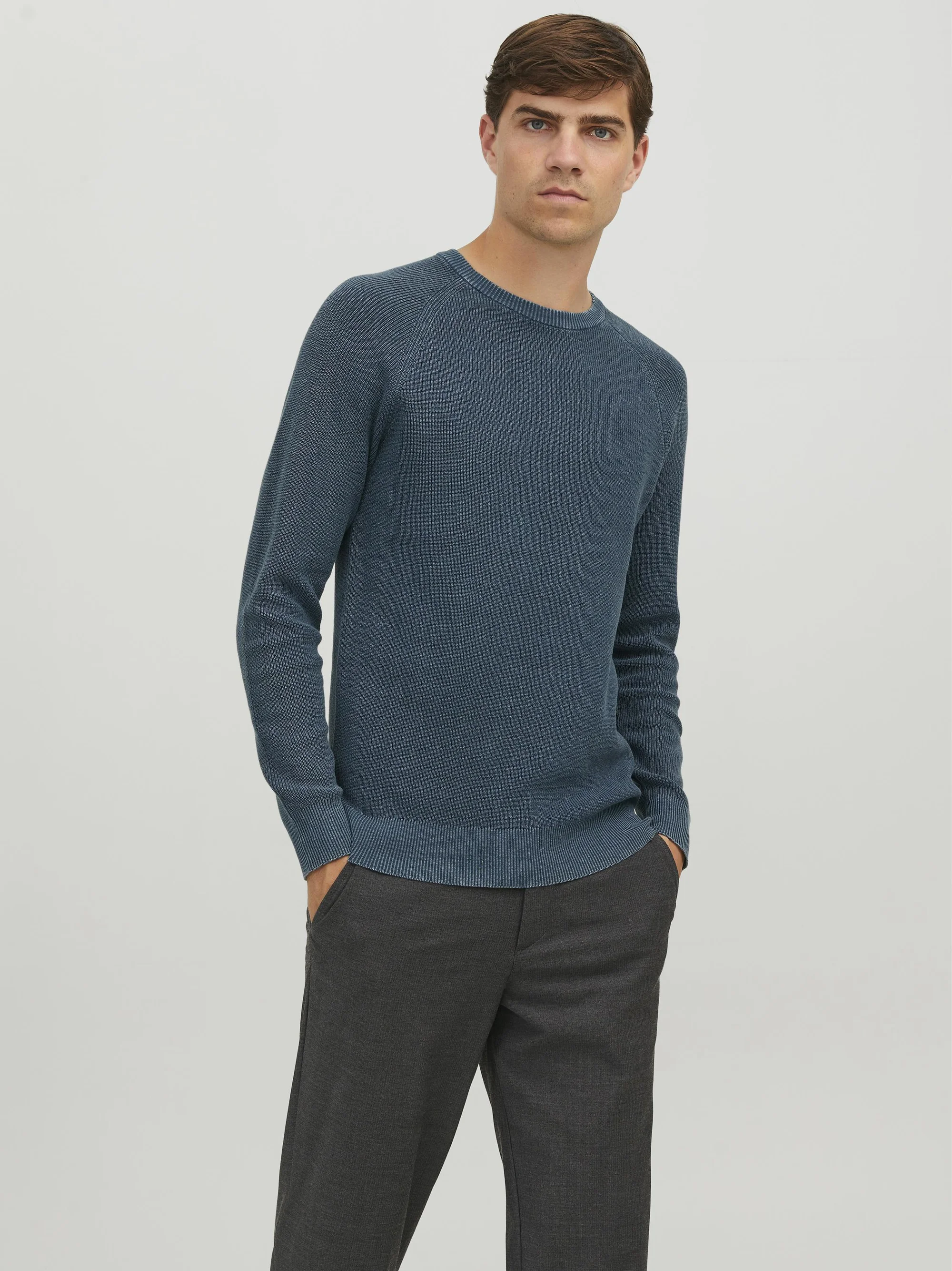 Jack & Jones JJEMATT CUELLO REDONDO - Suéter