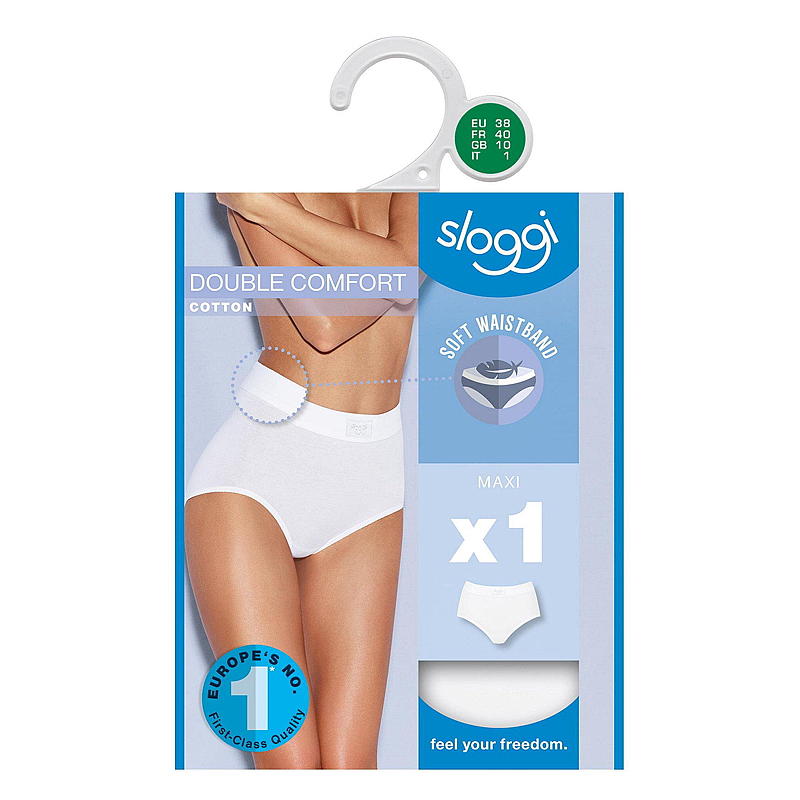 Sloggi Sloggi str 46 hvit, Double Comfort