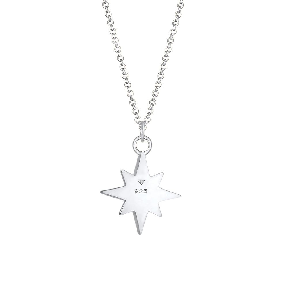 Nenalina Nenalina Collier Pendentif d'astro étoiles pour dames Sparkling Spiritual avec cr collier