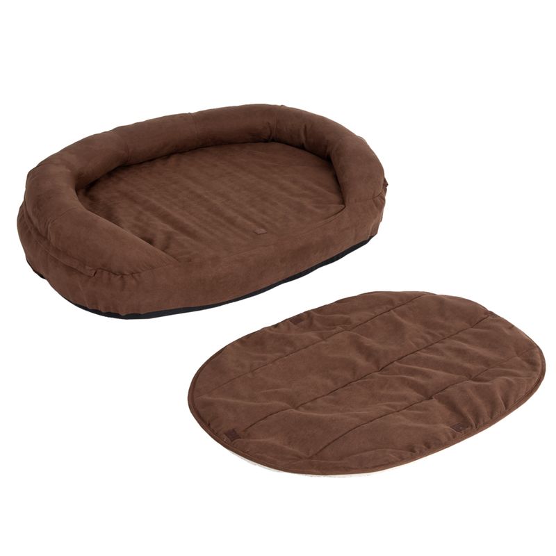 Hundebett Memory oval - braun zu TOP-Preisen