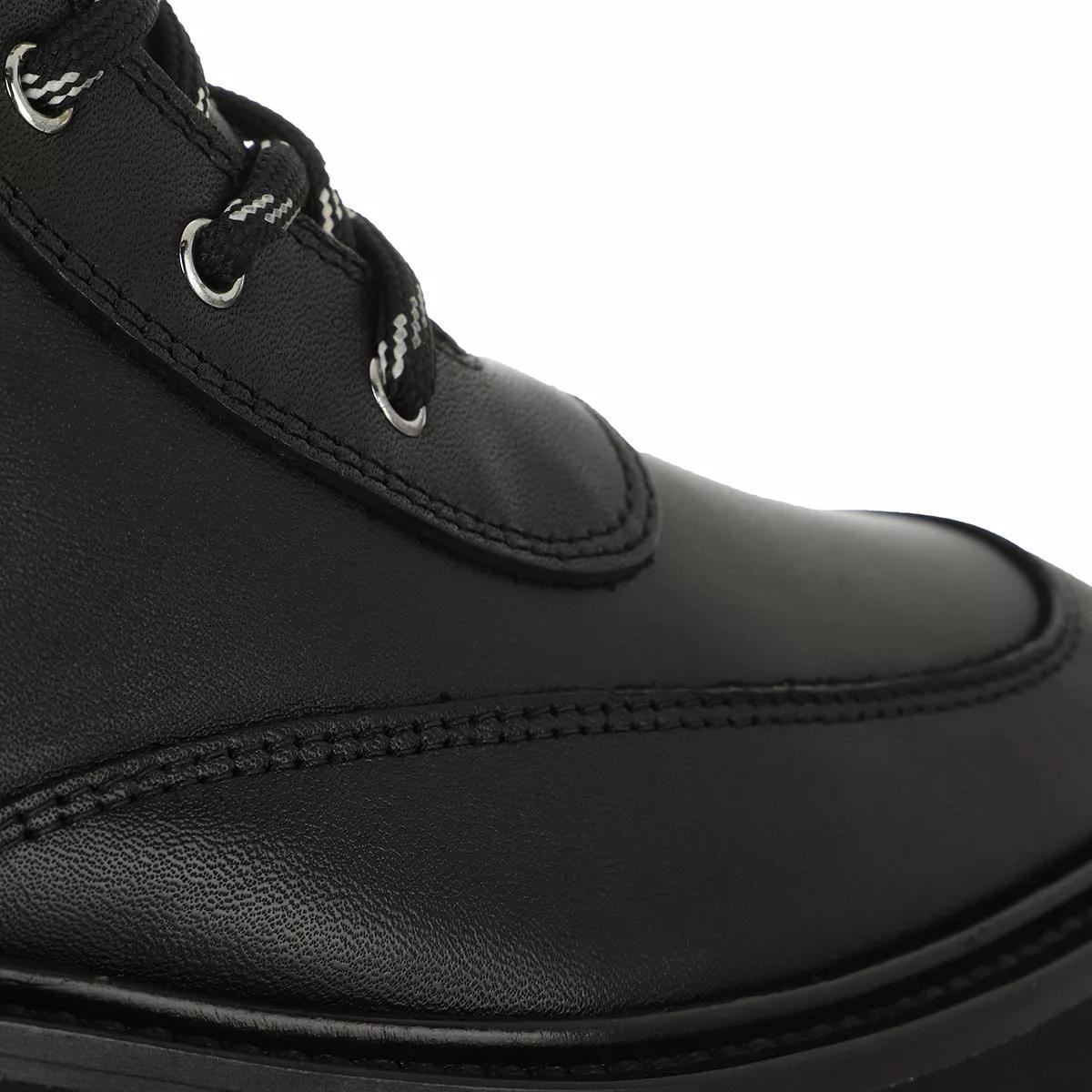 THE KOOPLES Schnür-Stiefeletten schwarz Schnürstiefel