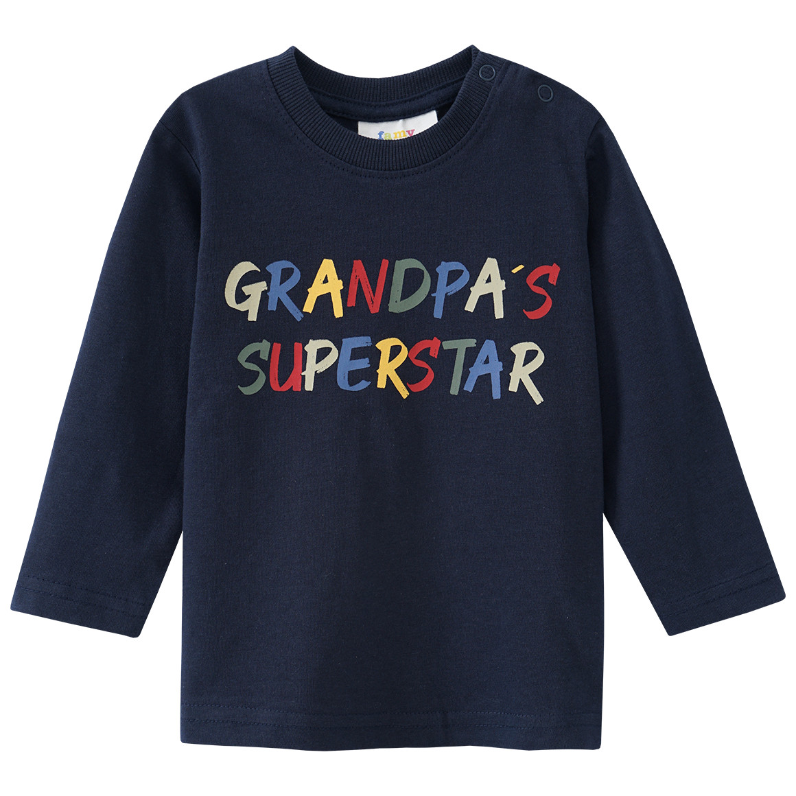 Baby Langarmshirt mit Message-Print