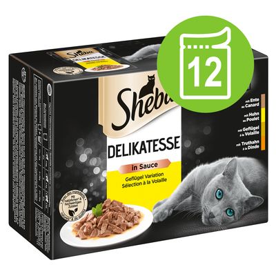 Multipack Sheba Varietäten Frischebeutel 12 x 85 g