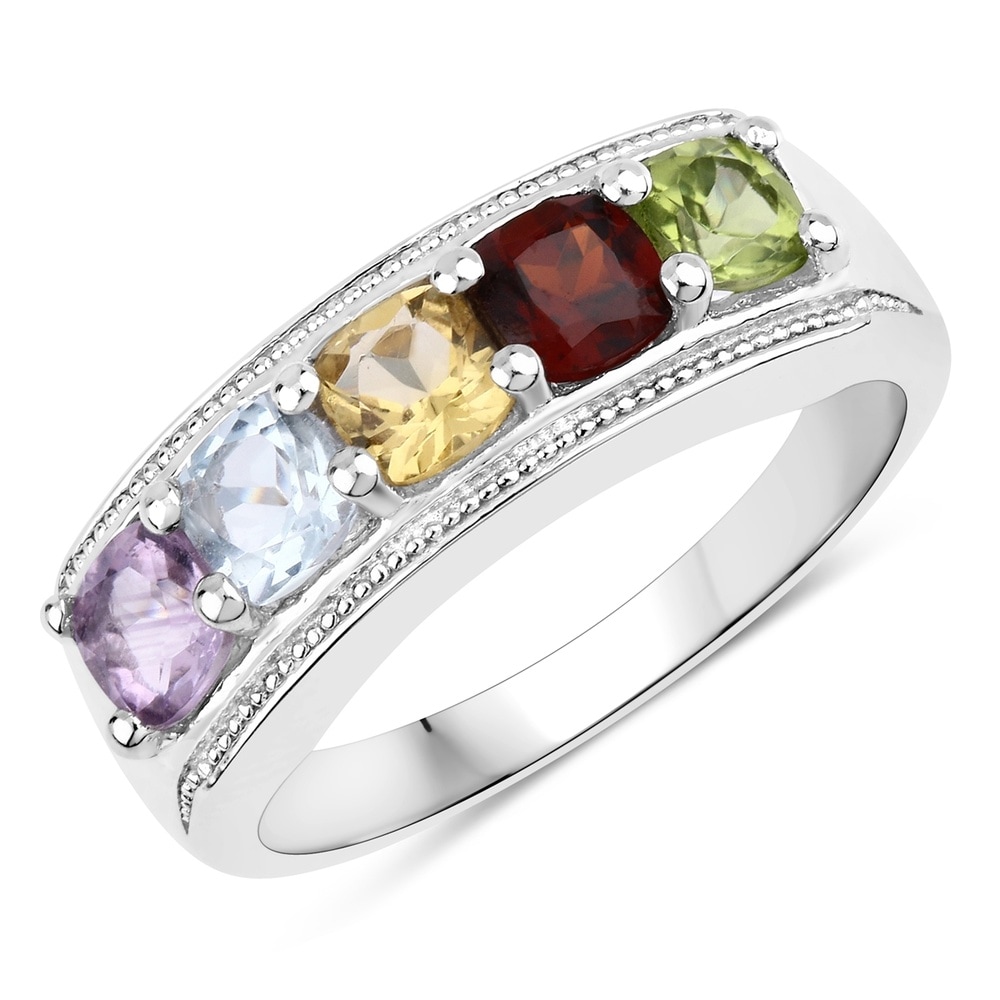 Rafaela Donata Bague Argent sterling Améthyste en Argent Bague