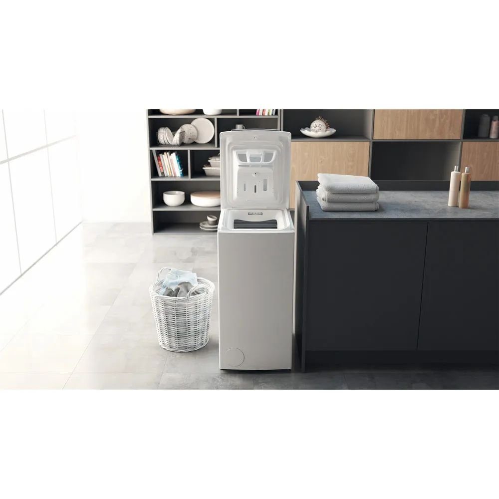 BAUKNECHT Waschmaschine Toplader WAT Eco 612 N, 6 kg, 1200 U/min, Antiflecken, Fresh-Finish, Kurz-Taste