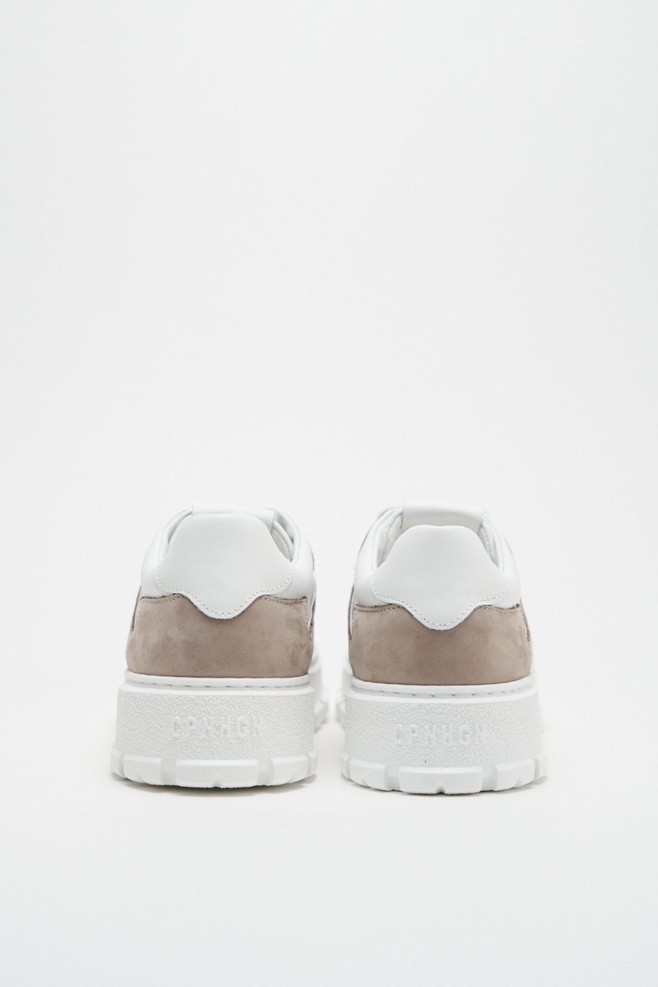 CPH332 leather mix greige/white