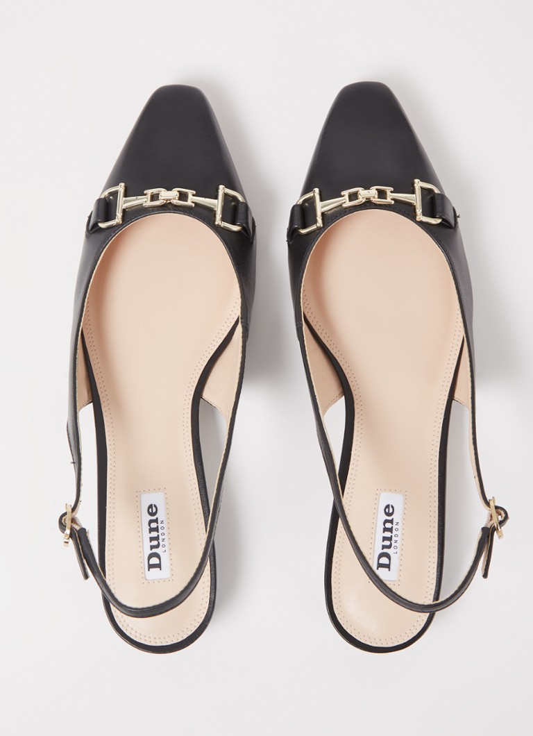 Pantofi cu toc din piele Hopewell de la Dune London.