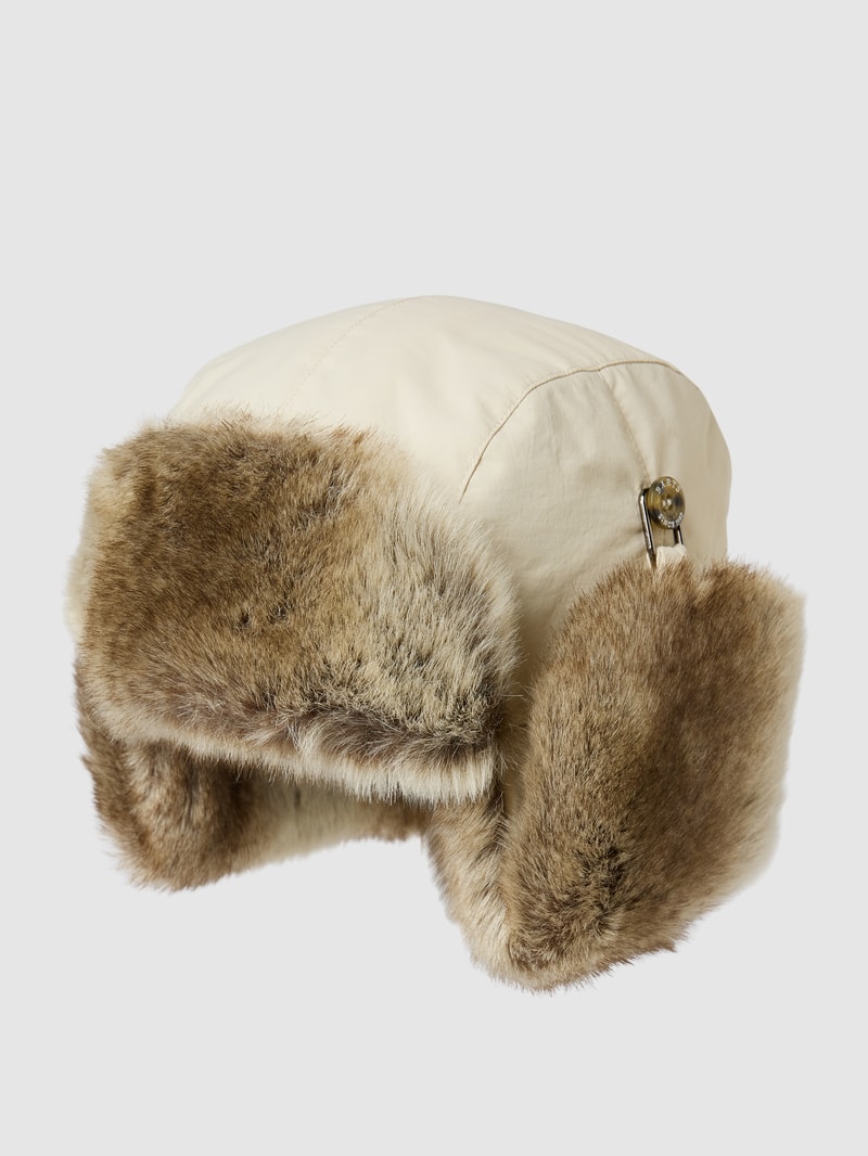 Mütze mit Ohrenklappen Modell 'KAMIKAZE' in beige