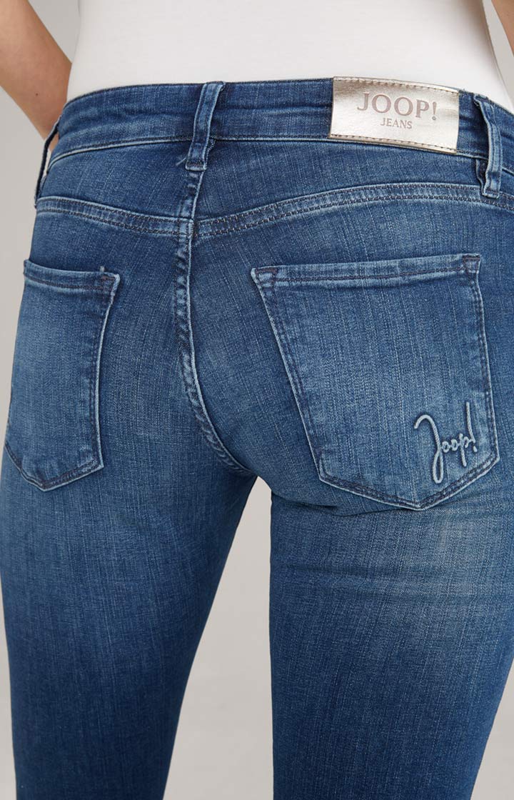 Skinny-Jeans Sue in Dark Blue Washed