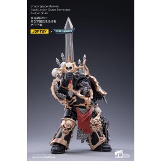Warhammer 40k Actionfigur 1/18 Black Legion Brother Gnarl 17 cm
