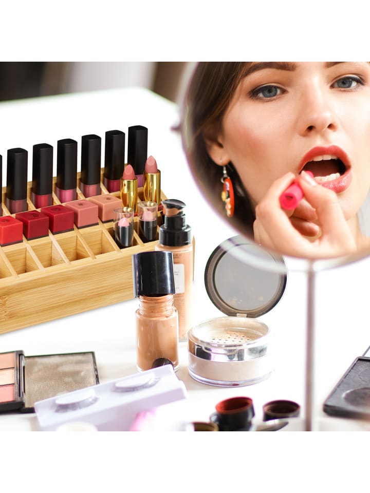 relaxdays Lippenstifthalter in Natur günstig kaufen onesize