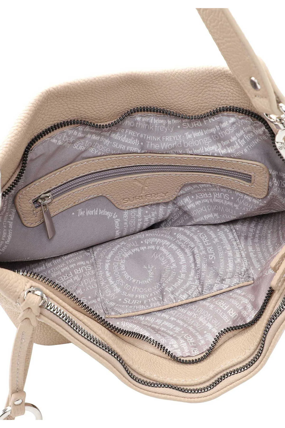 SURI FREY  Handtasche - Beige - Unifarben
