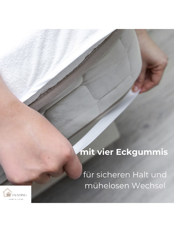 COFI 1453 Inkontinenz Matratzenauflage Matratzenschoner Wasserdicht Bett Schutz in Weiß günstig kaufen 140 x 200 cm