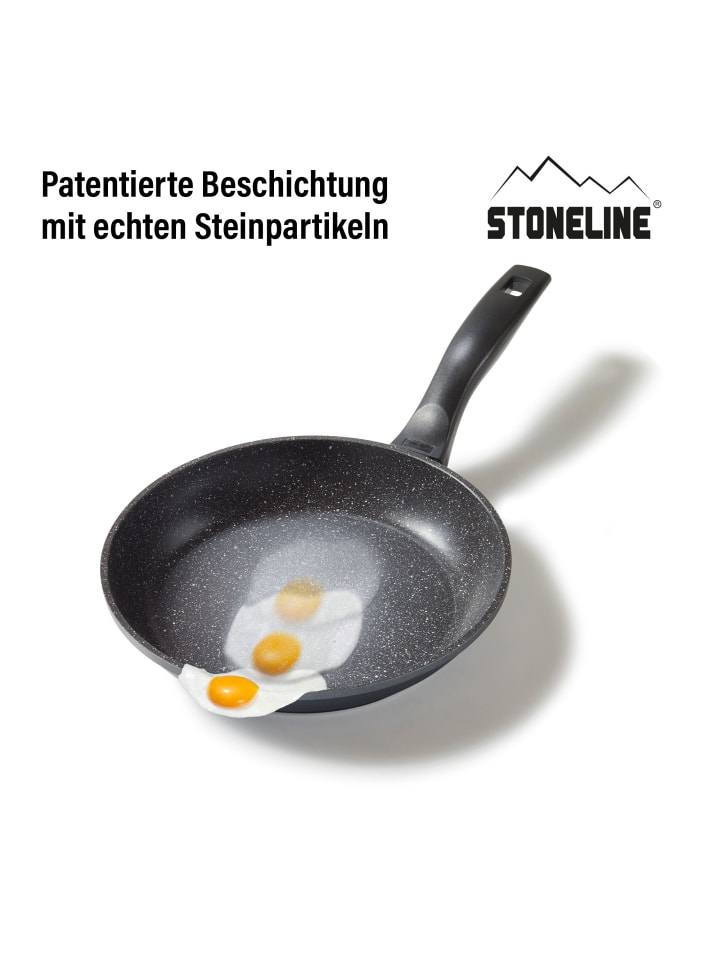 Stoneline Bratpfanne | ohne Deckel in Anthrazit | 24cm günstig kaufen Ø 24cm